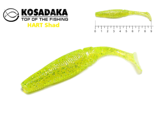Силікон Kosadaka Hart Shad 90мм (CS)